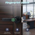 Tuya-Integration M3 Intelligentes Türschloss - Bluetooth, Fingerabdruck, und Schlüssel - - Für Innenholz- und Metalltüren - Smartlife/Tuya APP-Steuerung