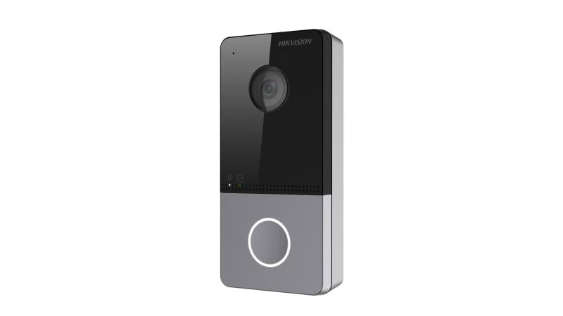 Hikvision Video-Gegensprechanlage-Kit mit DS-KV6113-WPE1(C) & DS-KH6350-WTE1 – IP-Türsprechanlage mit PoE & Touchscreen-Monitor