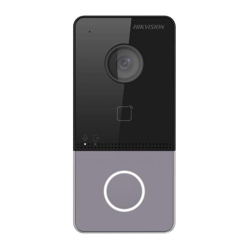 Hikvision Video-Gegensprechanlage-Kit mit DS-KV6113-WPE1(C) & DS-KH6350-WTE1 – IP-Türsprechanlage mit PoE & Touchscreen-Monitor