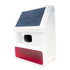 IP65 Waterproof Wireless 433MHz Solar Powered Strobe Siren Alarm For Home Alarm System