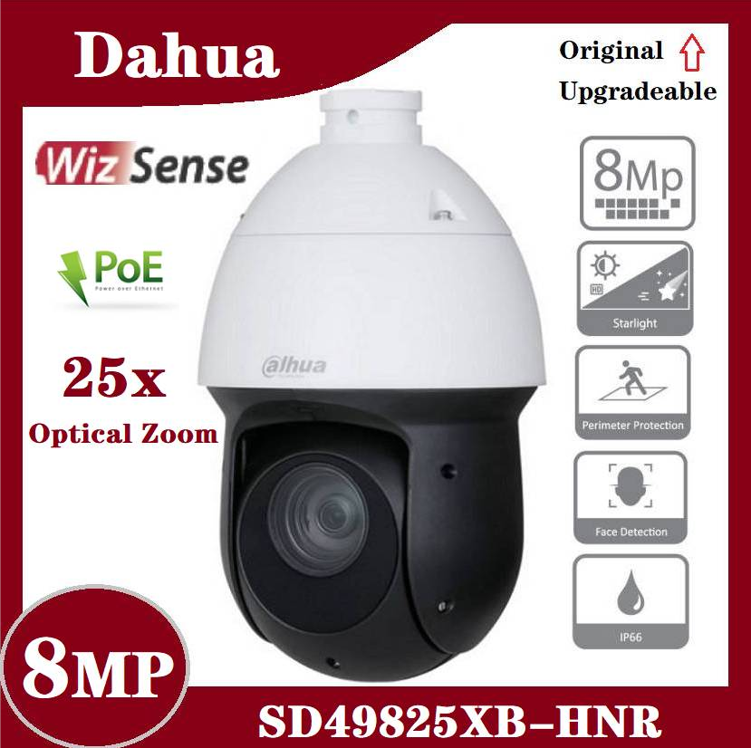 Dahua 8MP PTZ Künstliche Intelligenz Überwachungskamera 25X Starlight IR WizSense OEM von SD49825XB-HNR
