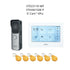Dahua IP-Türsprechanlagen-KIT mit RFID, Touchmonitor VTO2311R-WP + VTH2621GW-P + PoE-Switch