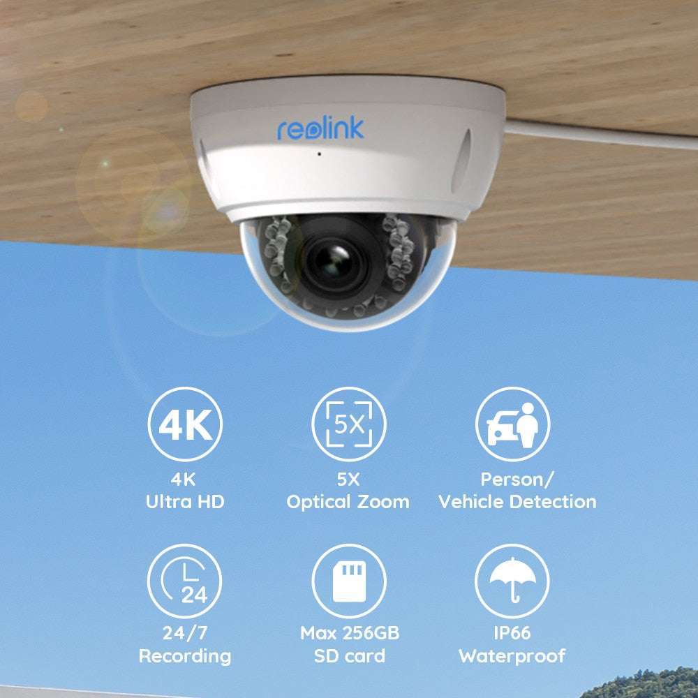 Reolink 4K PoE IP Kamera RLC-842A Smart Home 5X Optischer Zoom