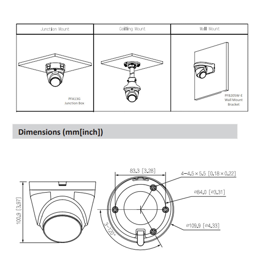 Dahua 4MP IP-Kamera IPC-HDW1439V-A-IL – Smarte Sicherheitskamera für Zuhause