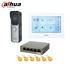 Dahua IP-Türsprechanlagen-KIT mit RFID, Touchmonitor VTO2311R-WP + VTH2621GW-P + PoE-Switch