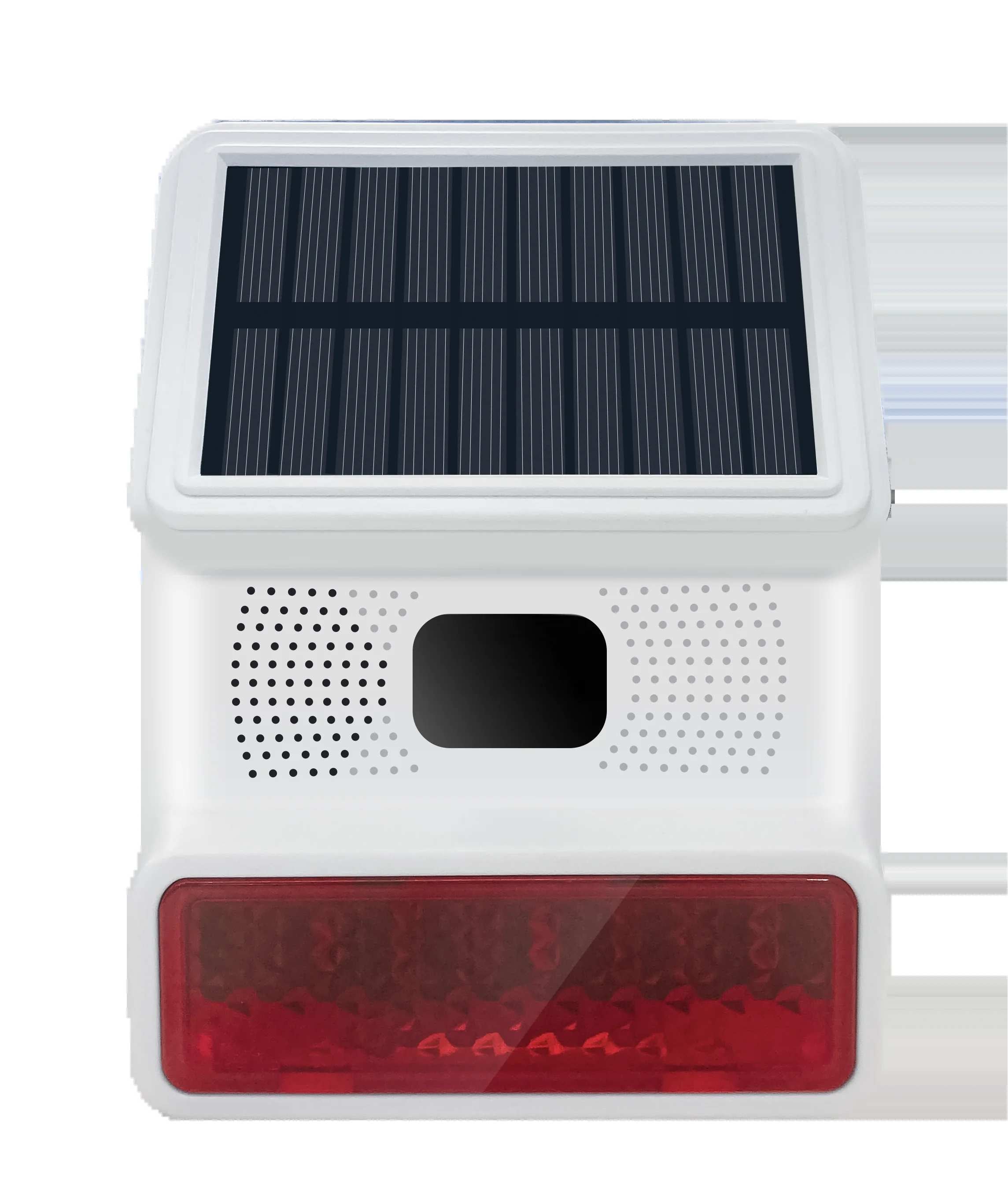 IP65 Waterproof Wireless 433MHz Solar Powered Strobe Siren Alarm For Home Alarm System